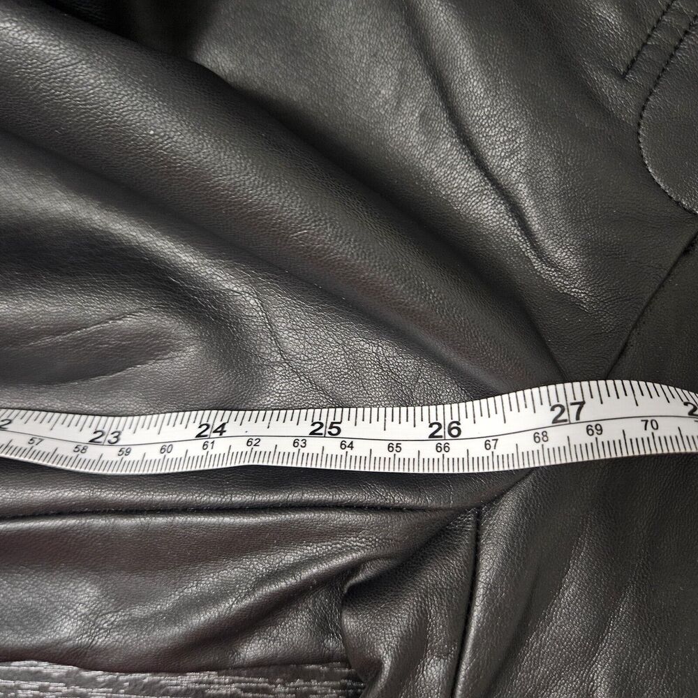 RACHEL ZOE Women's Black Faux Leather Skinny Pants Size 2 - Picture 8 of 8